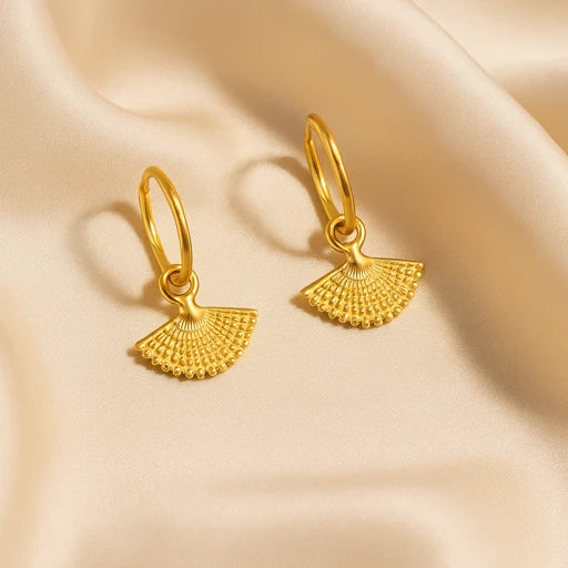Fan Drop Earring