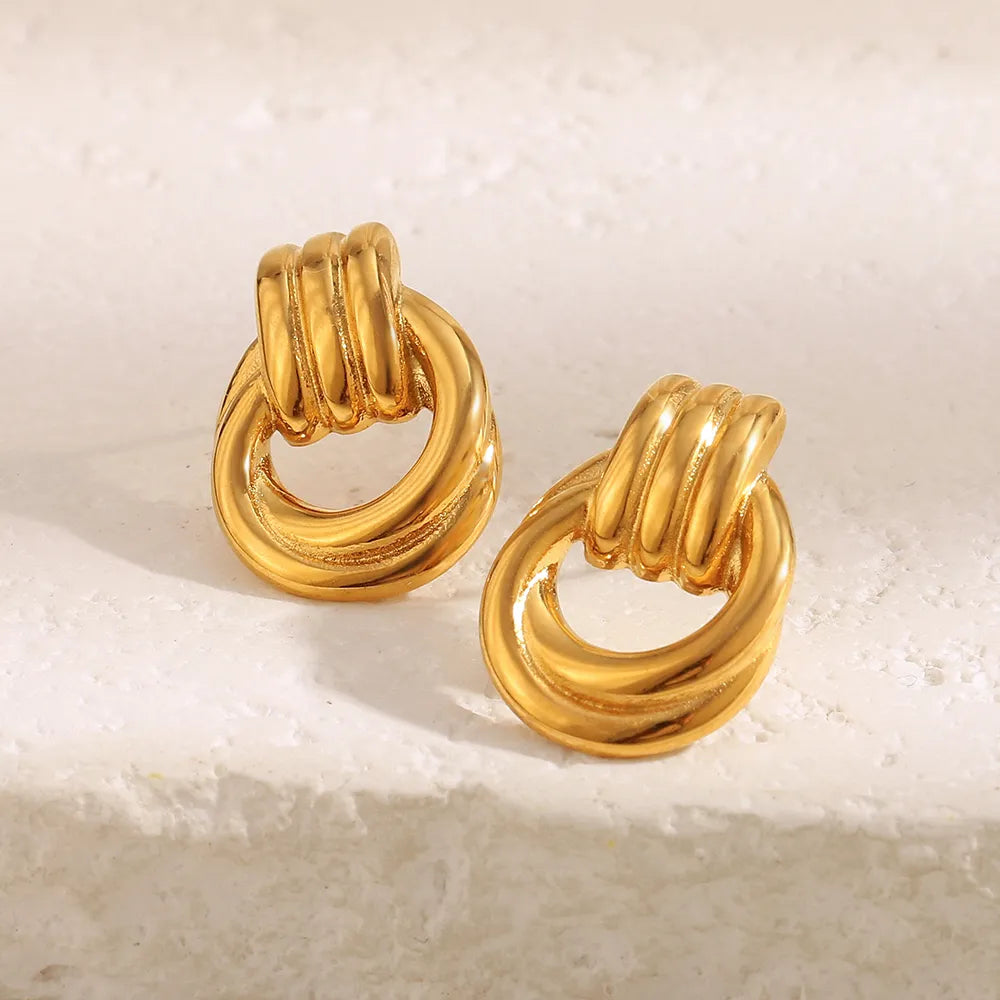 Mini Stripe Studs