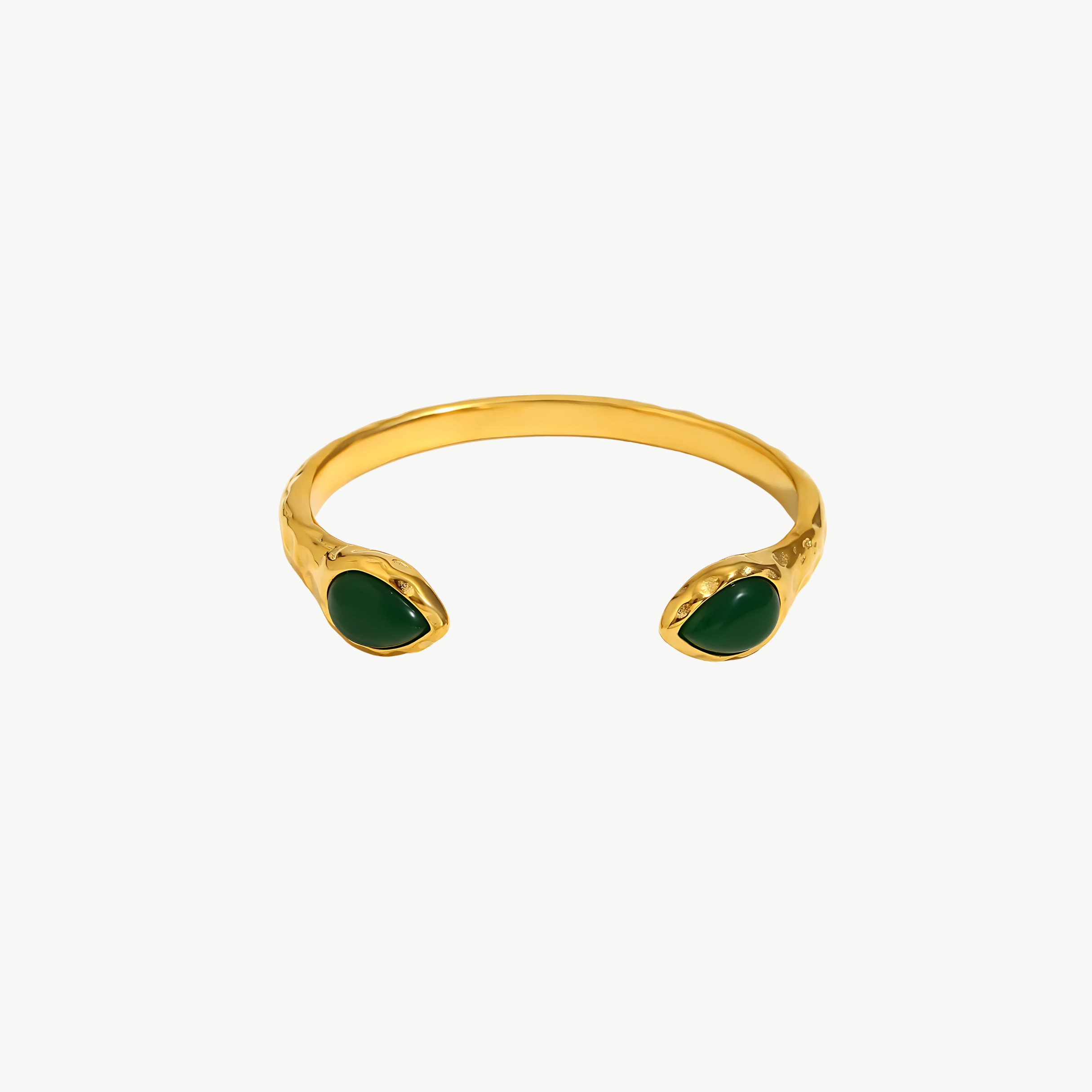 Green Snake Cuff Bracelet