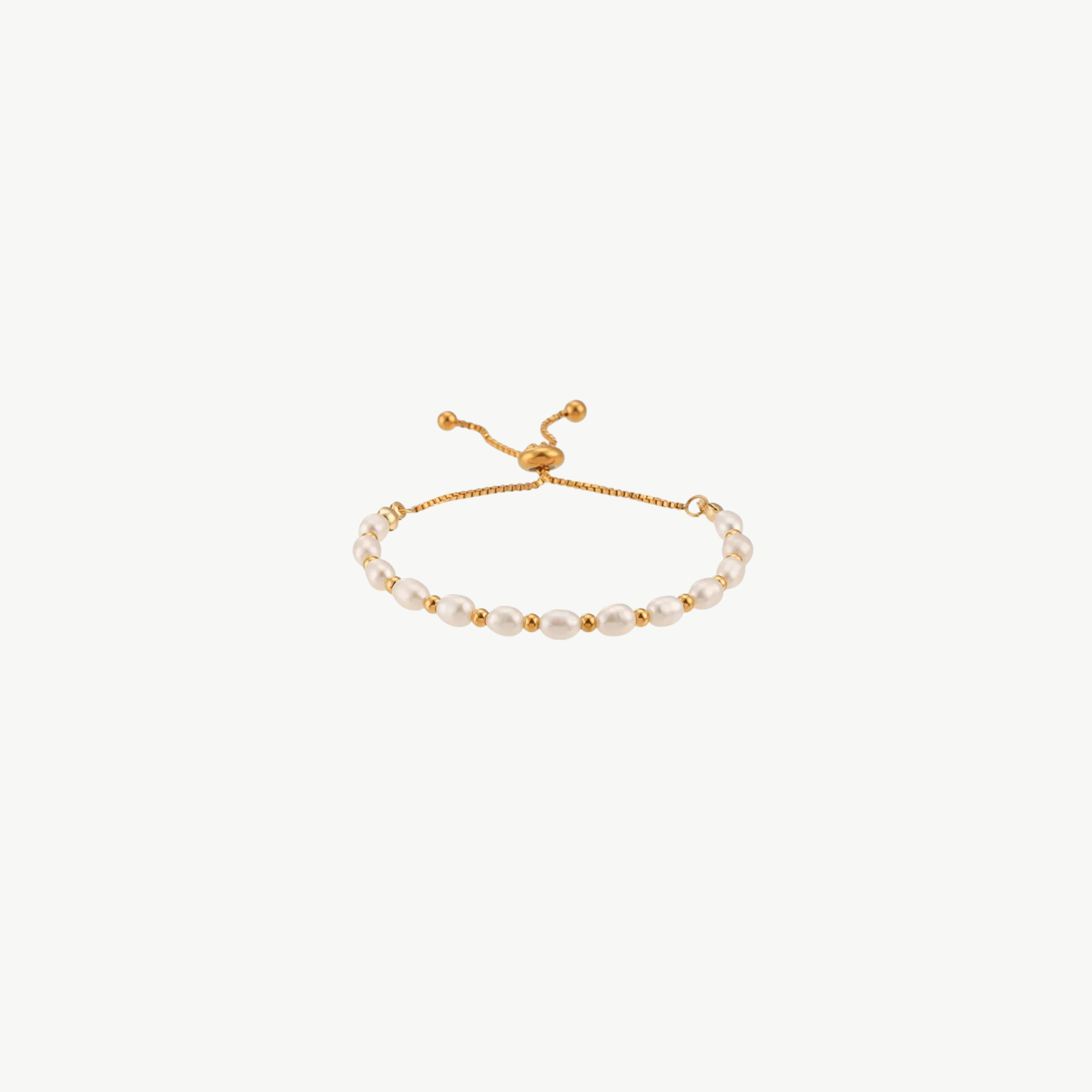 Drawstring Pearl Bracelet