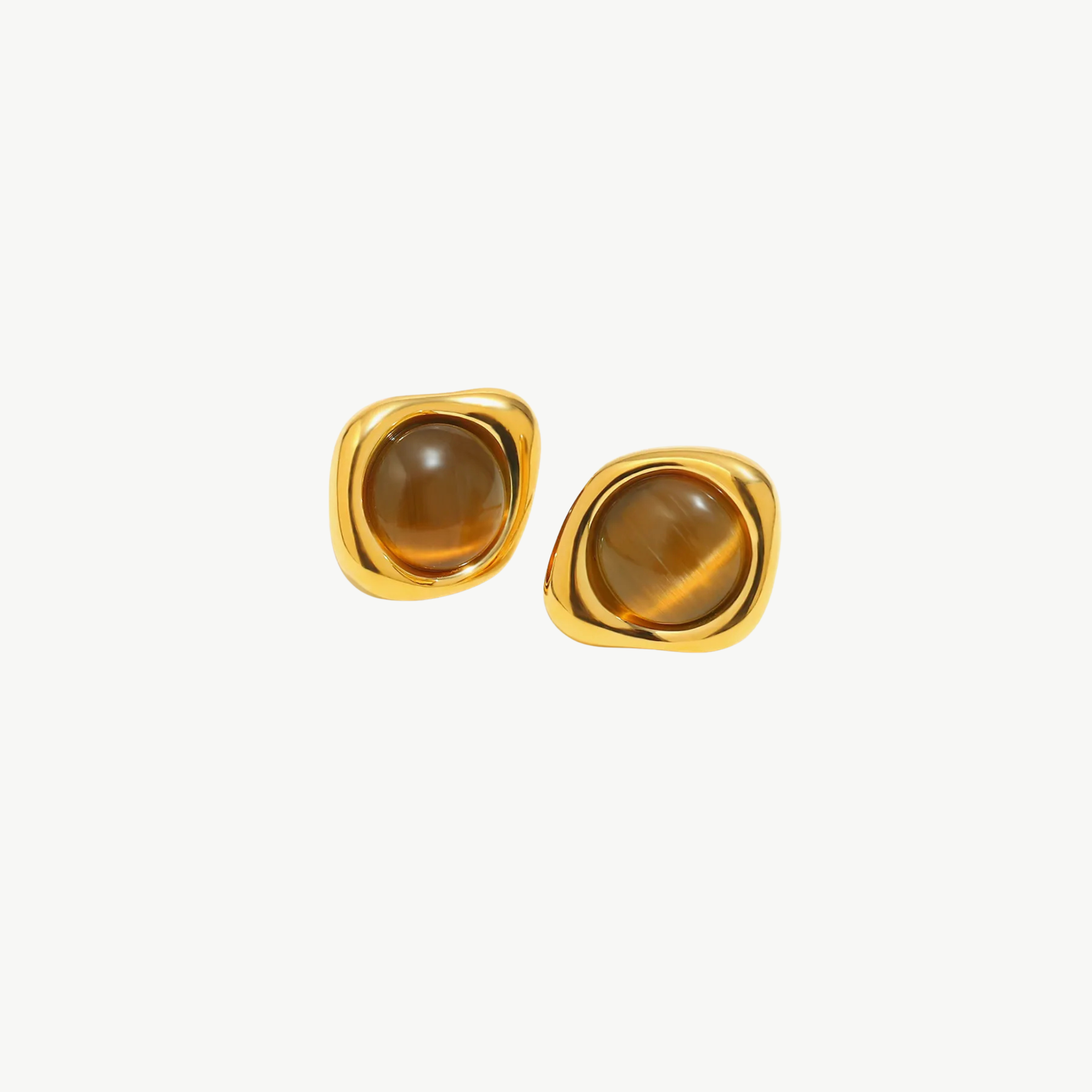 Tiger Eye Studs
