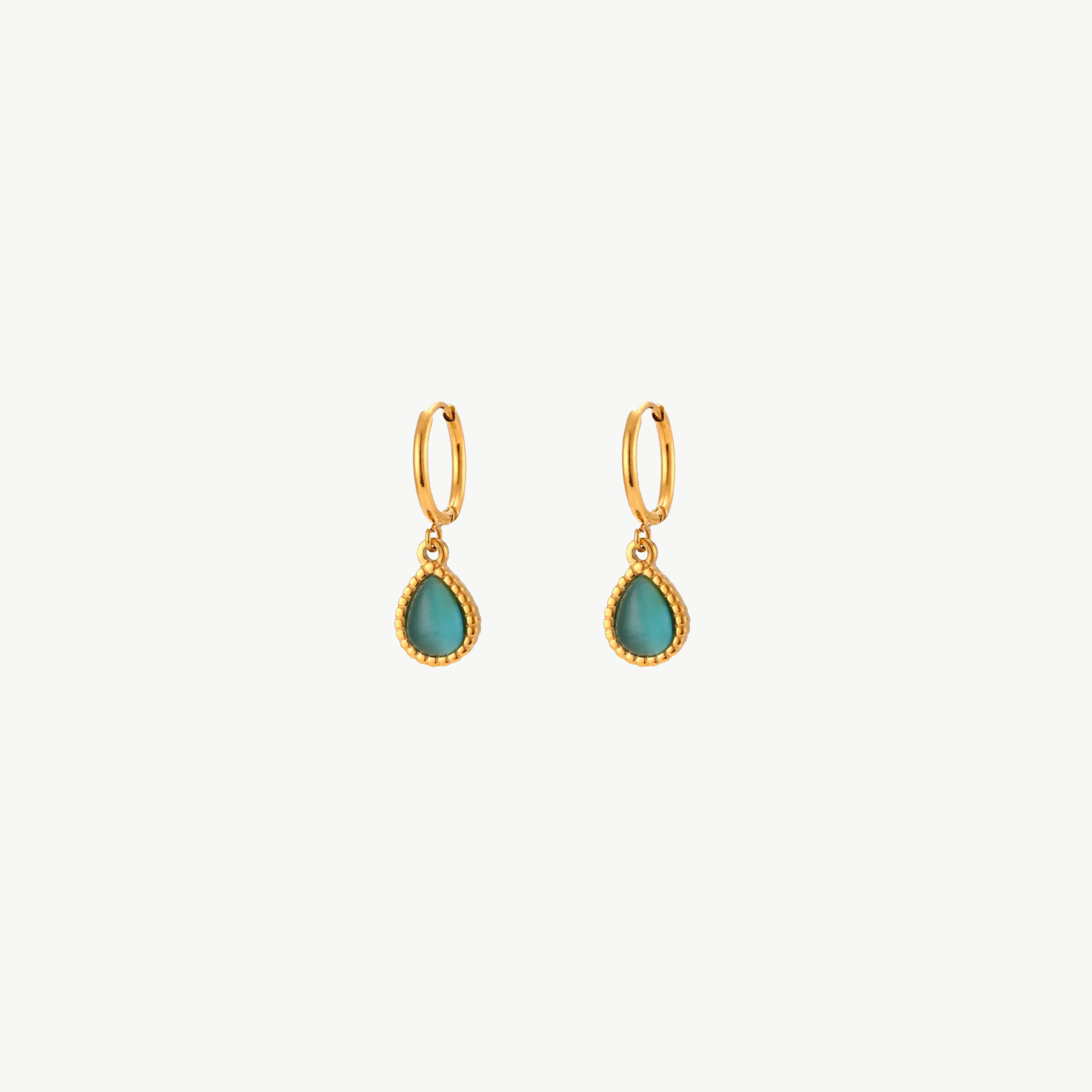 Blue Drop Earrings