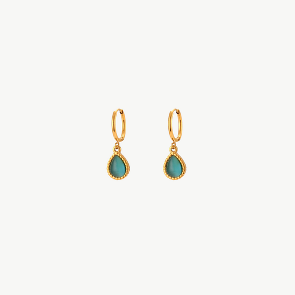 Blue Drop Earrings
