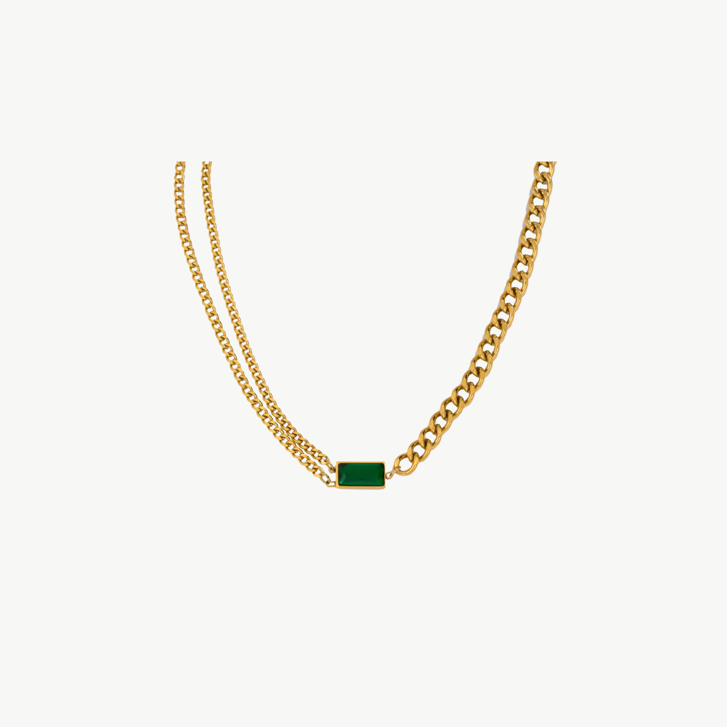 Emerald Twist choker