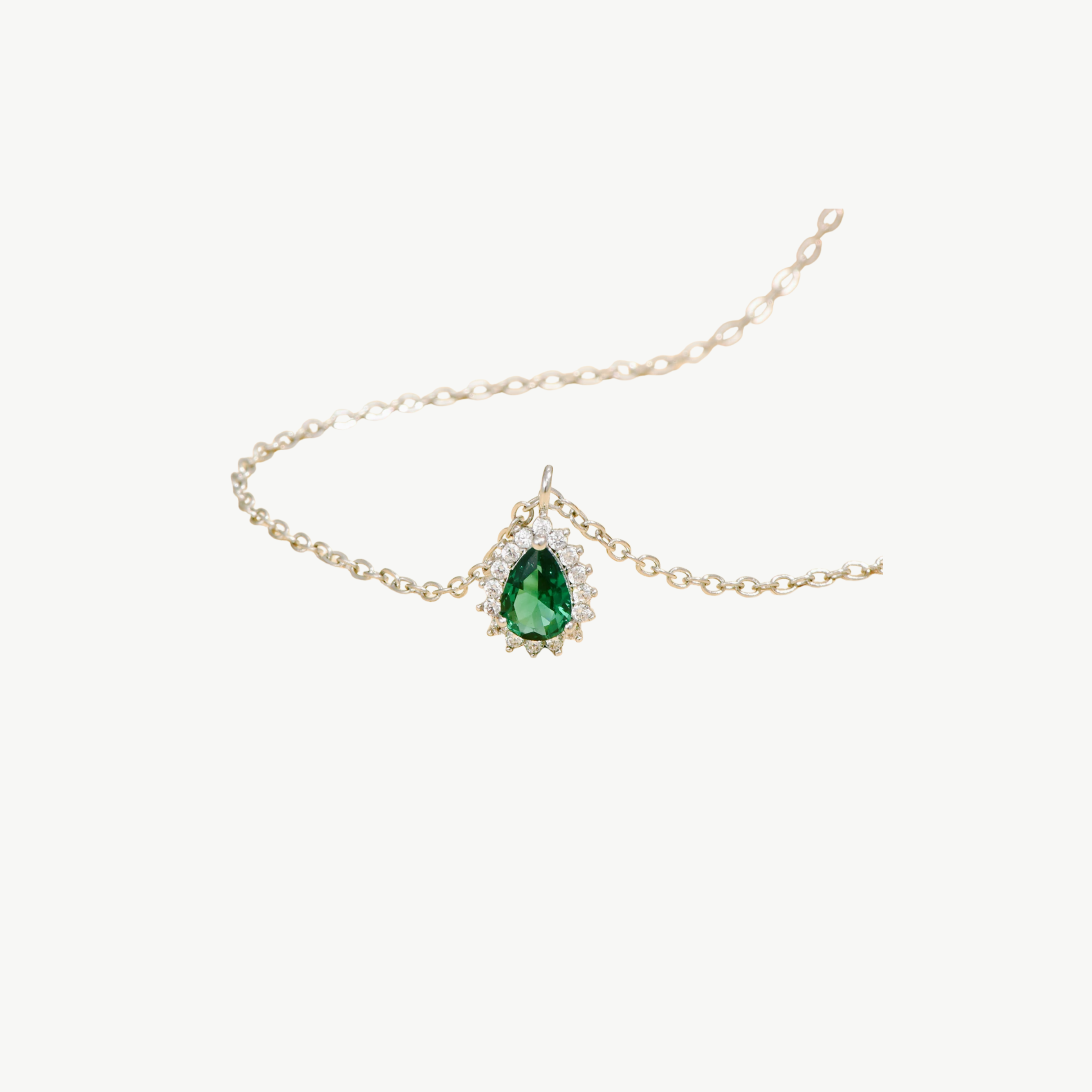 Emerald Drop Necklace