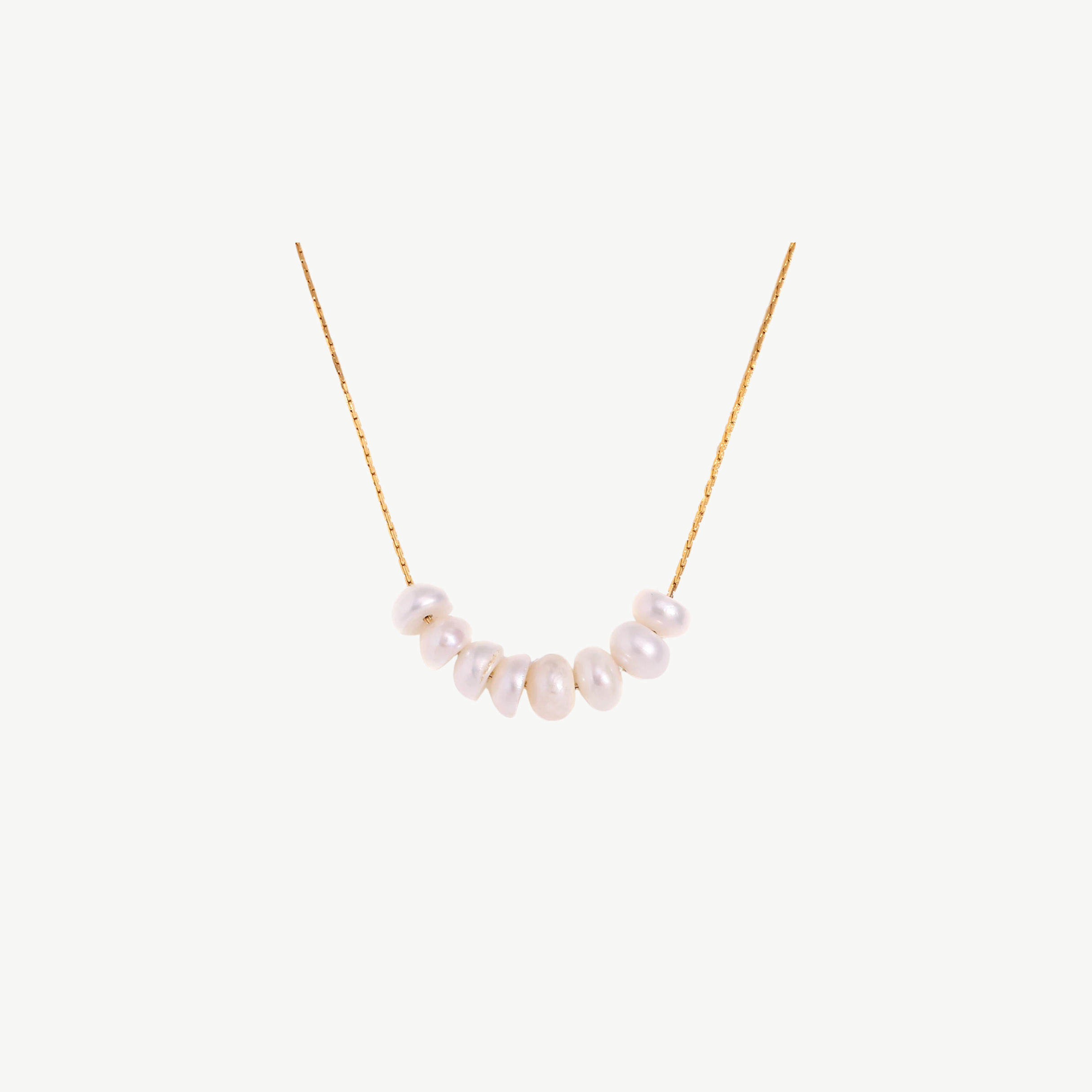 Pearl stacked necklace