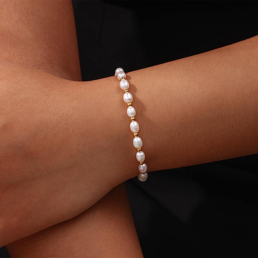 Drawstring Pearl Bracelet
